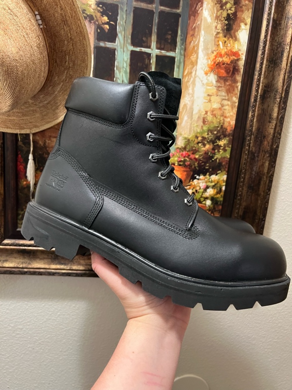 Timberland PRO Sawhorse Composite Toe  black work boots
